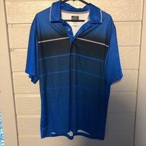 Blue Dri Fit Collared Shirt